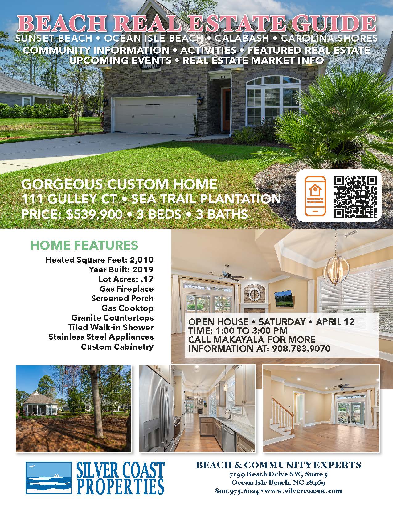 Sunset Beach Waterfront home For Sale
