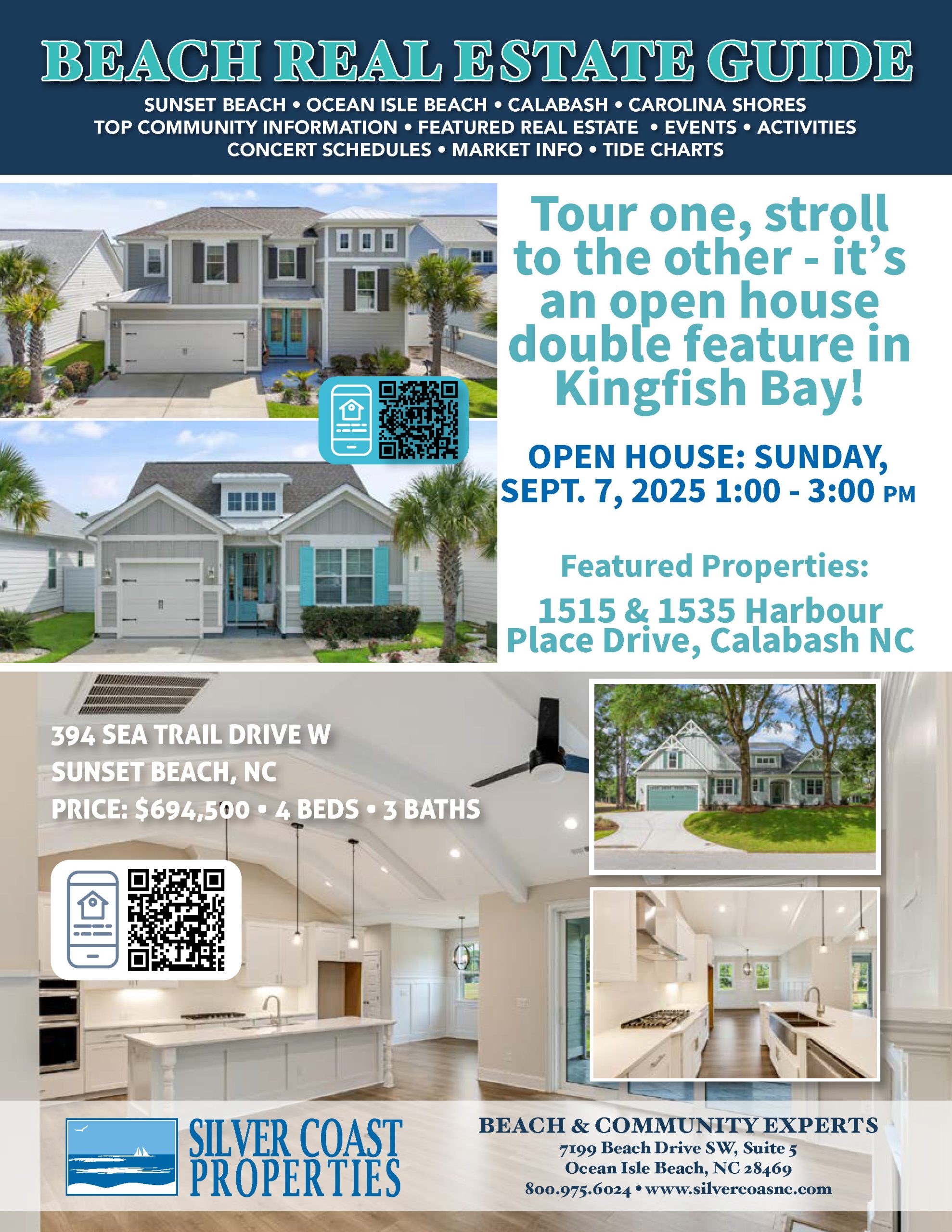 Sunset Beach Waterfront home For Sale